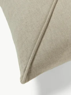 Linnen kussenhoes Darla met structuurpatroon^Westwing Collection Outlet
