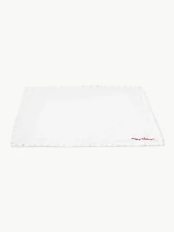 Linnen placemats Alari met borduurwerk, 4 stuks^Westwing Collection New