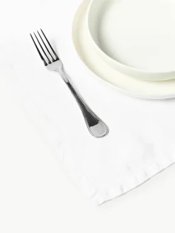 Linnen placemats Alari met borduurwerk, 4 stuks^Westwing Collection New