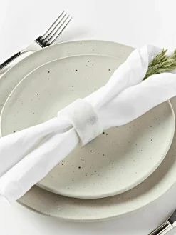 Linnen placemats Larissa met open zoom, 2 stuks^Westwing Collection Sale