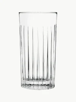 Longdrinkglazen Bichiera met reliëf, 4 stuks^RCR Clearance