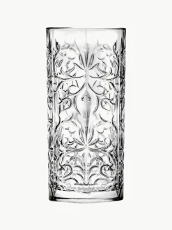 Longdrinkglazen Bichiera met reliëf, 4 stuks^RCR Clearance