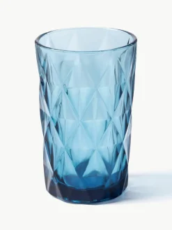 Longdrinkglazen Colorado met structuurpatroon, set van 4^Westwing Collection Sale