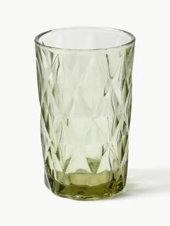 Longdrinkglazen Colorado met structuurpatroon, set van 4^Westwing Collection Sale