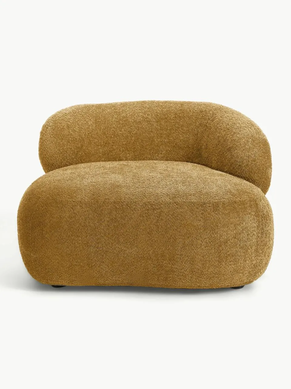 Loungefauteuil Alba uit teddy-bouclé^Westwing Collection New
