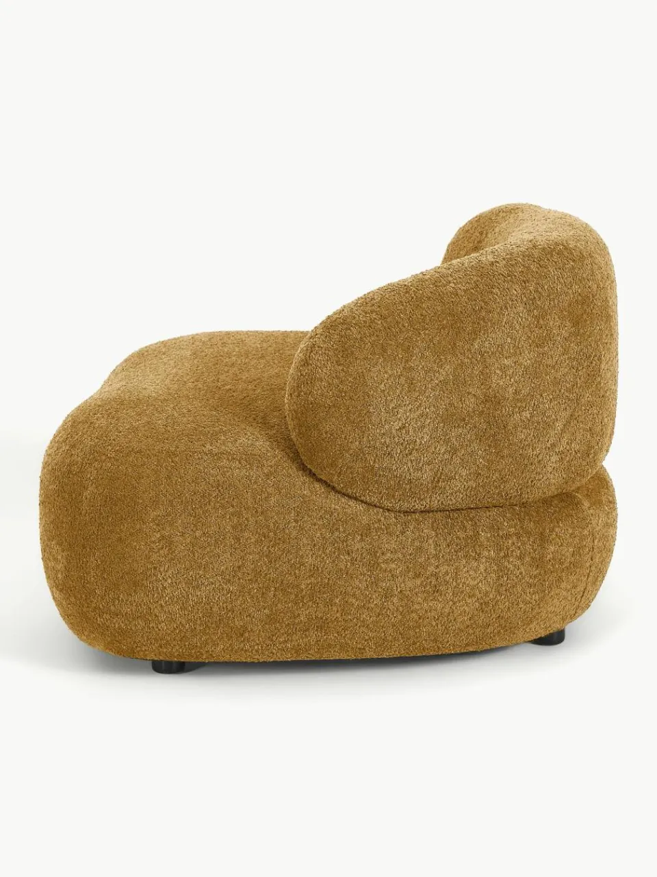 Loungefauteuil Alba uit teddy-bouclé^Westwing Collection New