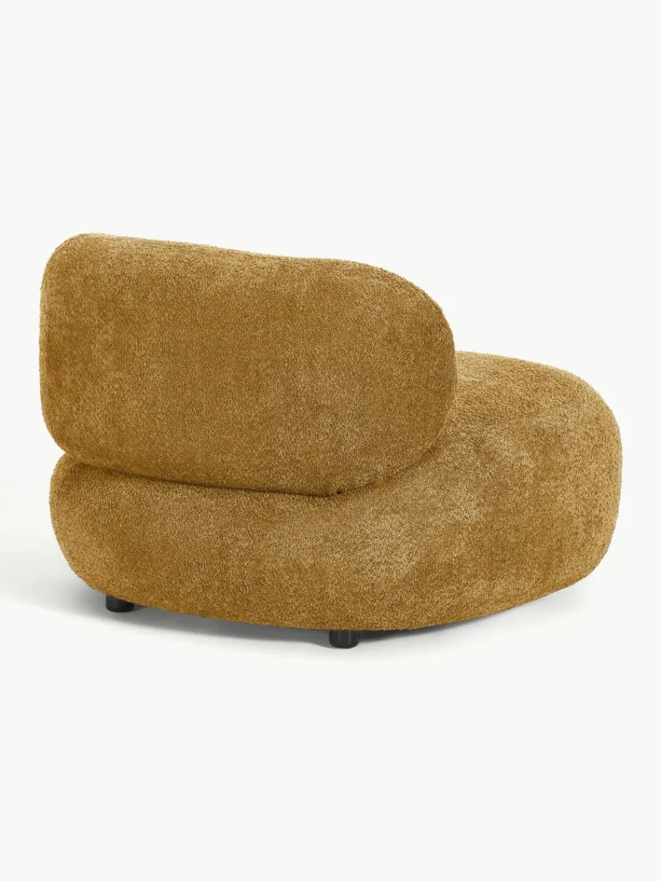 Loungefauteuil Alba uit teddy-bouclé^Westwing Collection New