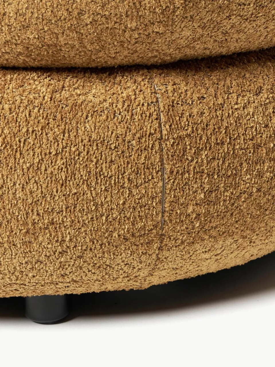 Loungefauteuil Alba uit teddy-bouclé^Westwing Collection New