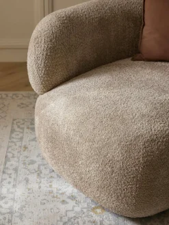 Loungefauteuil Alba van teddy bouclé^Westwing Collection Discount