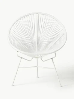Loungefauteuil Bahia van kunststoffen vlechtwerk^Westwing Collection Clearance