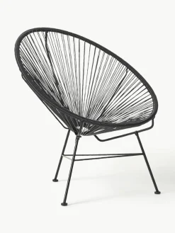 Loungefauteuil Bahia van kunststoffen vlechtwerk^Westwing Collection Outlet