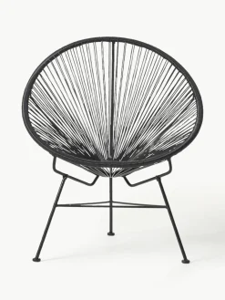 Loungefauteuil Bahia van kunststoffen vlechtwerk^Westwing Collection Outlet