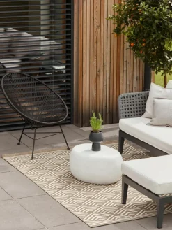 Loungefauteuil Bahia van kunststoffen vlechtwerk^Westwing Collection Outlet