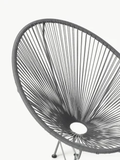 Loungefauteuil Bahia van kunststoffen vlechtwerk^Westwing Collection Best