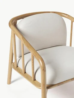 Loungefauteuil Balin van eikenhout^Westwing Collection Hot