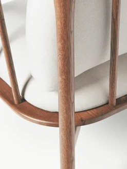 Loungefauteuil Balin van eikenhout^Westwing Collection New