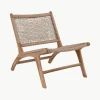 Loungefauteuil Derby van teakhout^Westwing Hot