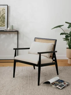 Loungefauteuil Manuell uit berkenhout^Westwing Collection Outlet