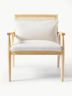 Loungefauteuil Manuell van rubberhout^Westwing Collection Outlet