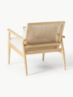 Loungefauteuil Manuell van rubberhout^Westwing Collection Outlet