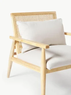 Loungefauteuil Manuell van rubberhout^Westwing Collection Outlet