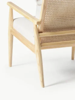 Loungefauteuil Manuell van rubberhout^Westwing Collection Outlet