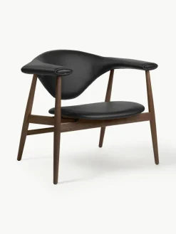 Loungefauteuil Masculo van walnoothout^GUBI Clearance