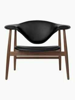 Loungefauteuil Masculo van walnoothout^GUBI Clearance