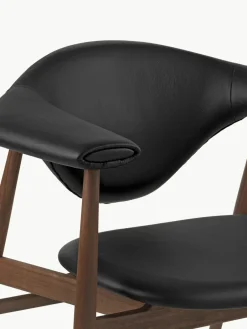Loungefauteuil Masculo van walnoothout^GUBI Clearance