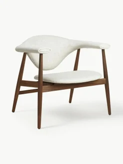 Loungefauteuil Masculo van walnoothout^GUBI Discount