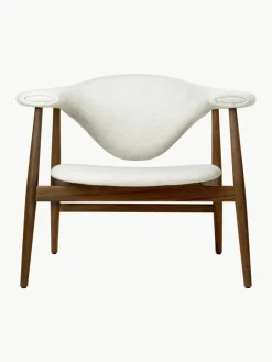 Loungefauteuil Masculo van walnoothout^GUBI Discount