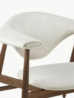 Loungefauteuil Masculo van walnoothout^GUBI Discount