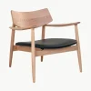 Loungefauteuil Olvera van eikenhout^Westwing New