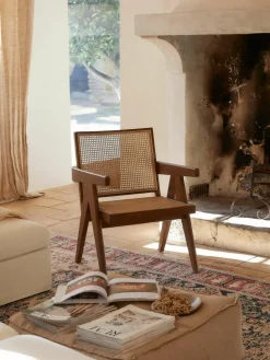 Loungefauteuil Sissi met Weens vlechtwerk^Westwing Collection New