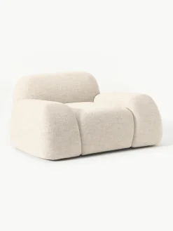 Loungefauteuil Wolke van bouclé^Westwing Collection New