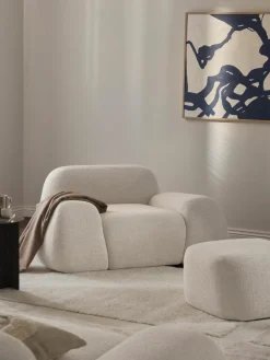 Loungefauteuil Wolke van bouclé^Westwing Collection New
