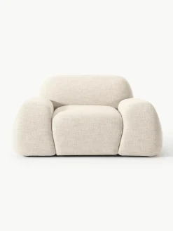 Loungefauteuil Wolke van bouclé^Westwing Collection New