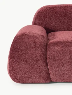 Loungefauteuil Wolke van teddy-bouclé^Westwing Collection New