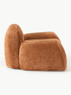 Loungefauteuil Wolke van teddy-bouclé^Westwing Collection Hot