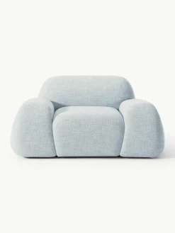 Loungefauteuil Wolke van bouclé^Westwing Collection Fashion