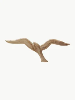 Mangohouten wandobjecten Seagull in vogelvorm, set van 2^Westwing Sale