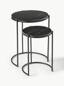 Marmeren bijzettafels Ella, set van 2^Westwing Collection Sale
