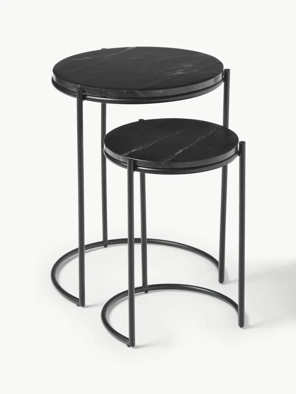 Marmeren bijzettafels Ella, set van 2^Westwing Collection Sale