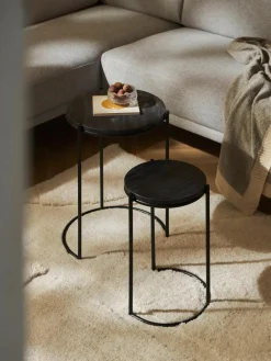 Marmeren bijzettafels Ella, set van 2^Westwing Collection Sale