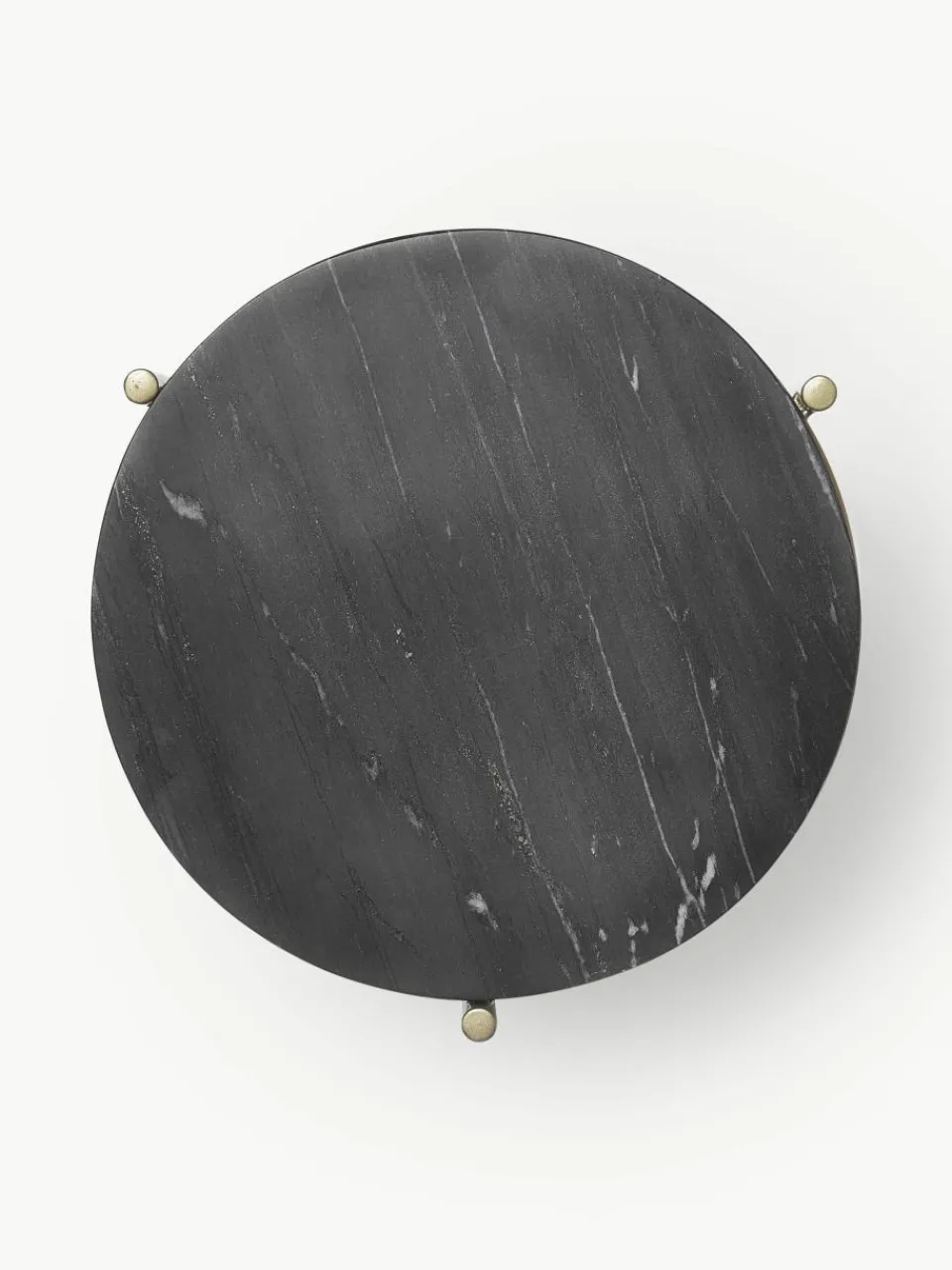 Marmeren bijzettafels Ella, set van 2^Westwing Collection New