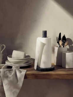 Marmeren keukenrolhouder Agata^Westwing Collection Outlet