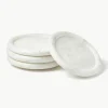 Marmeren onderzetter Yael, 4 stuks^Westwing Collection Discount