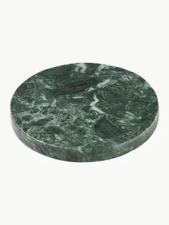 Marmeren onderzetters Callum in groen, 4 stuks^Westwing Collection Sale