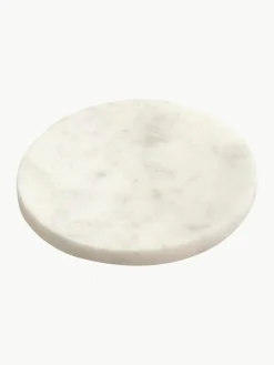 Marmeren onderzetters Callum in wit, 4 stuks^Westwing Collection Discount