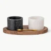 Marmeren opbergpotten Florio, set van 4^Bloomingville Sale